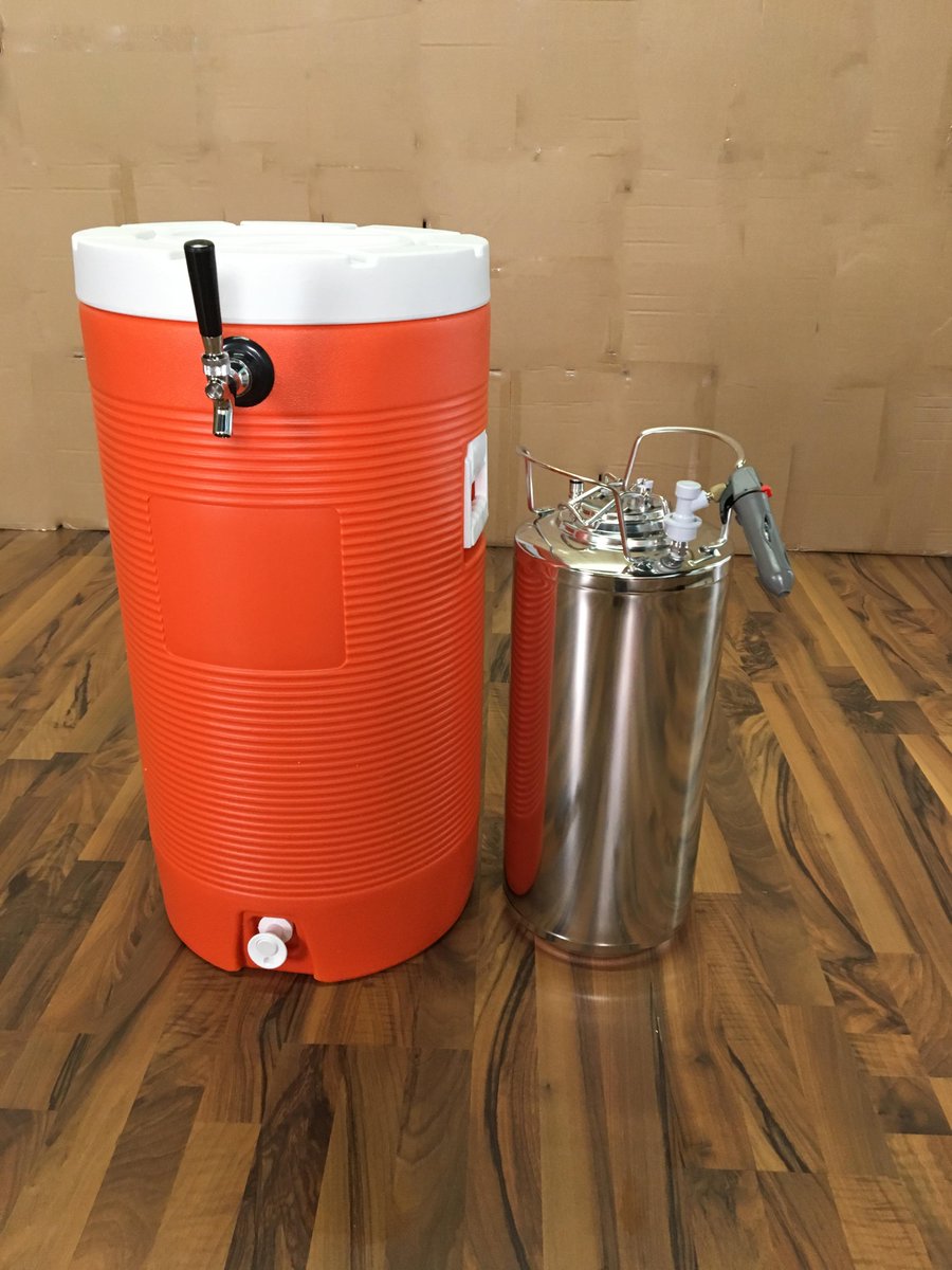 Special for Big Brew. Pancho's Keg Kooler(tm) with CO2 injector and SS ball lock 5-gal corney keg for only $275.00 and free shipping.
panchosbrewinglab.com