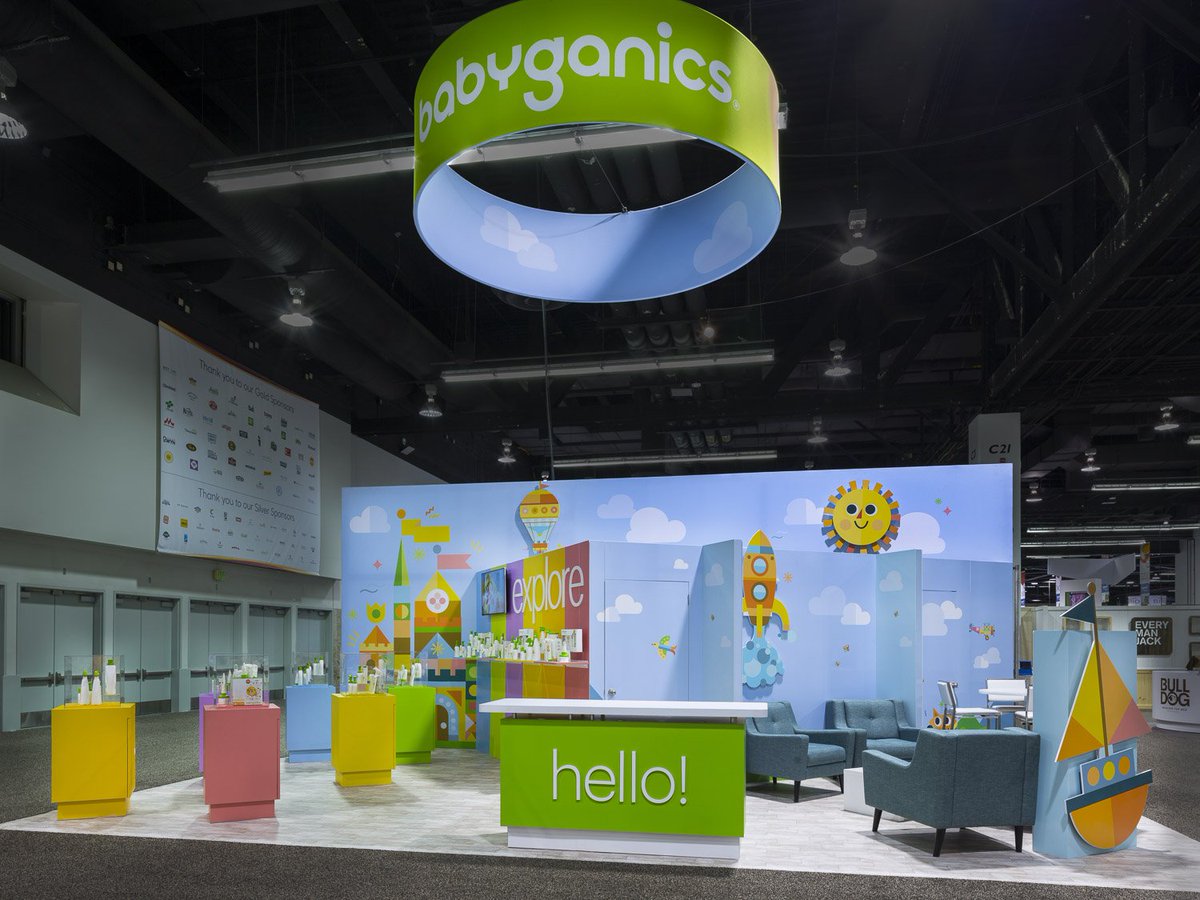 mgDesignAssoc's tweet photo. At mg, we know that hard work pays off. A lot of hard work went into our @enjoylifefoods , @Babyganics , and Gerber booths at NPEW 2018, and the payoff was well worth it. Talk about #mondaymotivation! https://t.co/uHmp97DaPM