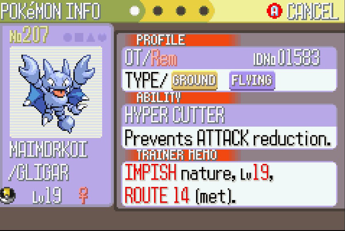 Zo_RFC's tweet photo. MAIS MDR QUOI !!!!! Scorvol Shiny hasard sur une hack rom basé sur ruby (donc 1 chance sur 8000 hein, il a pas modifié le taux de shiny https://t.co/ac84gwjutj) ! Peut-on appeler ça de la chance sachant qu'il restera enfermé dans ce jeu à jamais ? x) #IlEstPasShiny #ASLB https://t.co/A5FhcyHpwo