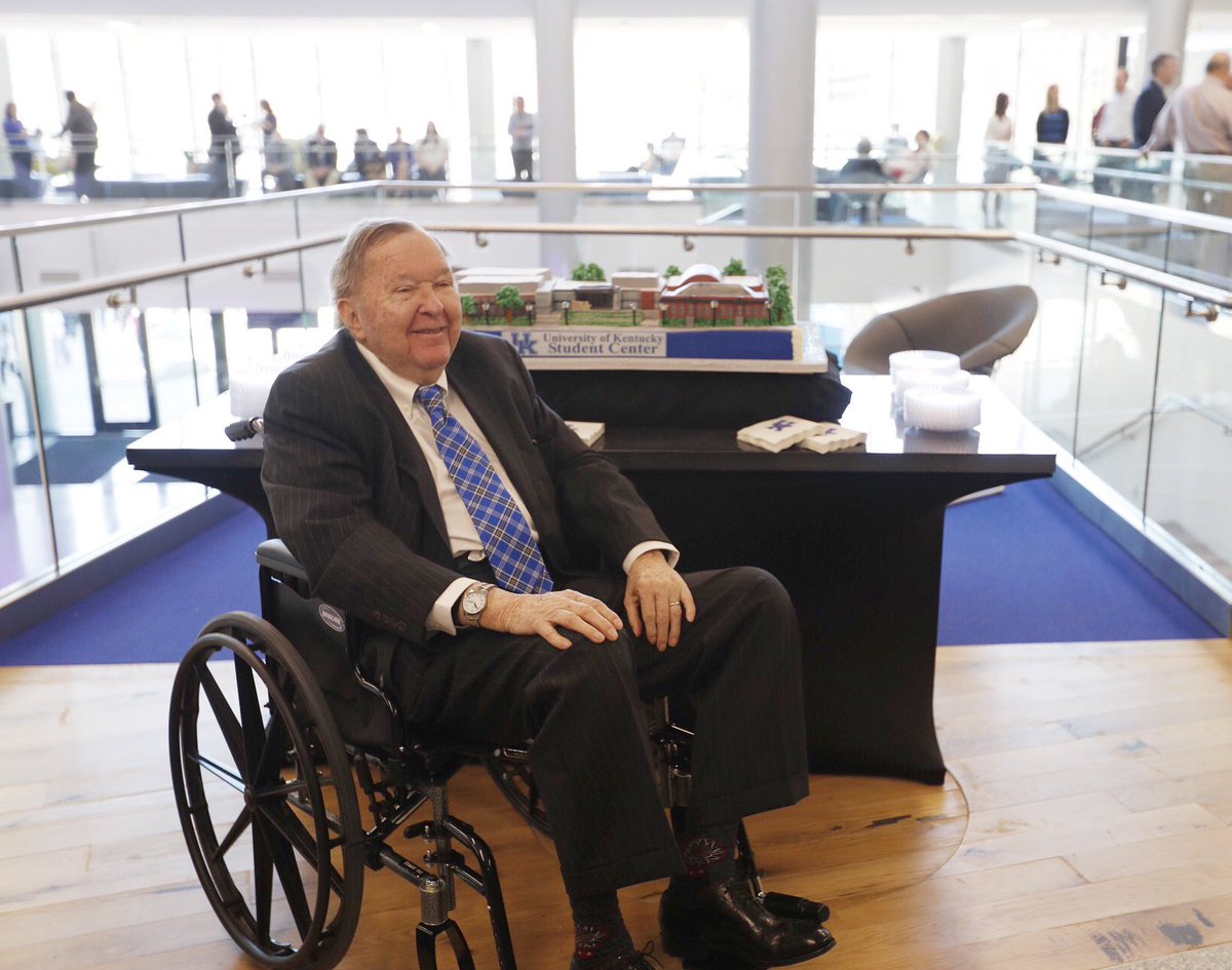 universityofky's tweet photo. Thank you, Mr. Gatton. #heroesofUK #seeblue https://t.co/I6PZqgZIJd