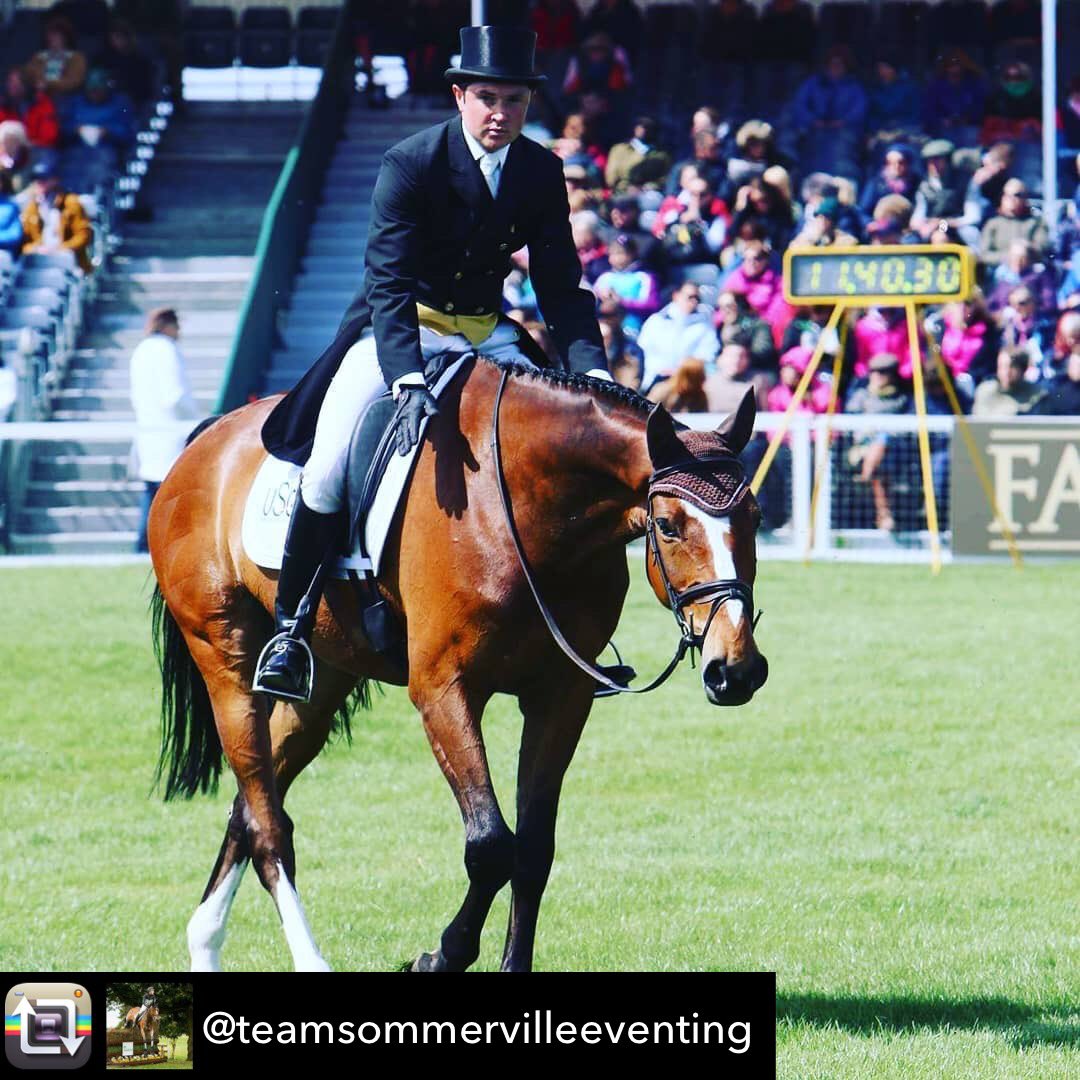 Good luck <a href="/JamesSommervil1/">James Sommerville</a> <a href="/TSEventing/">Team Sommerville</a>! Proud to support!  Repost: This time tomorrow we will be all settled in at BADMINTON HORSE TRIALS EEEEKKK #badminton #equestrian #britisheventing #goodluck #4starclub