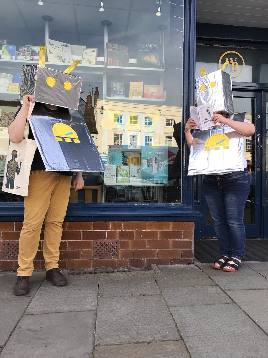 warwick_books's tweet photo. Warwick Books Robot take over π€, fantastic shortlist this year. We canβt stop recommending them @wellcomebkprize #curiouswindow #WBP2018 https://t.co/X9R6i4bDMm