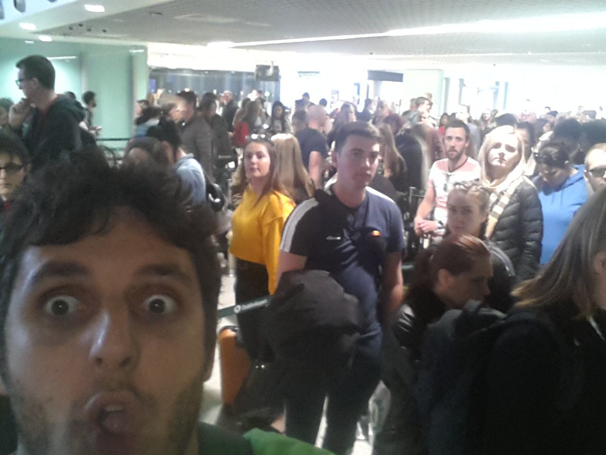 mdflorio's tweet photo. Safely arrived at the airport now boarding @Ryanair to Malta feels equally sunny #SWOutWest #WheresMario #startupodissey https://t.co/ac77ivdgIk