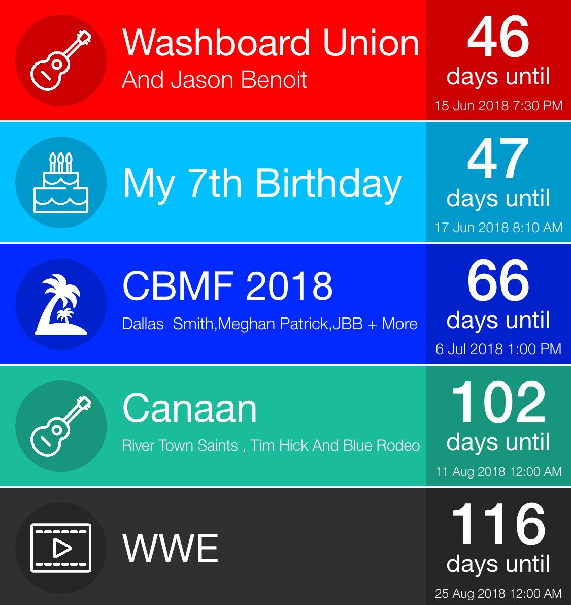 CowboyCashNS's tweet photo. Itβs shaping up to be an AMAZING summer !! Canβt wait to see some friends and make some new ones ! #comeonjune #bestsummeryet https://t.co/phBu30vbUa