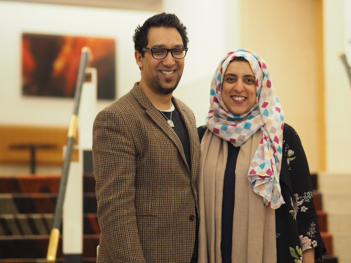 implausibleblog's tweet photo. On the sci-fi panel @NafeezAhmed talk about #TheZeroPoint and @NouraNoman author of #Ajwan on the need for better literature in #Arabic at #MFest #MFestUK 
Watch them speak in our 17 minute video on Facebook here:
https://t.co/6juZJWKLHS https://t.co/tZ9HLXg3nC