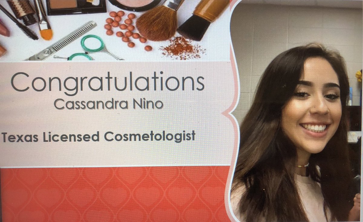 KHSCosmo's tweet photo. Welcome to the world of beauty!  @braingary1 @DPierceKleinCTE @JessicaHaddox https://t.co/9Rhx0QcQ1g