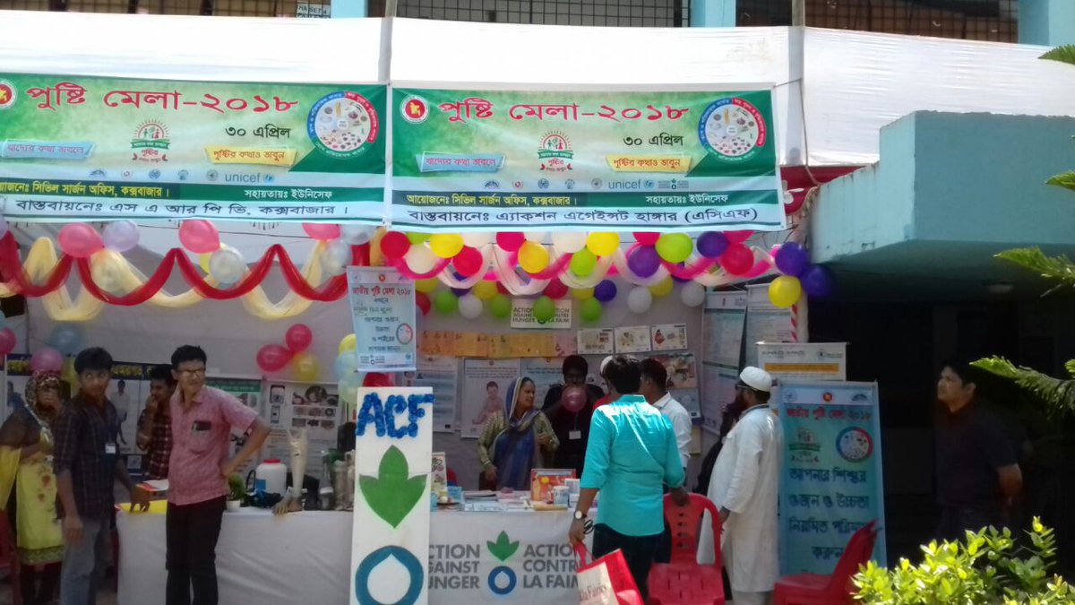 mahaditweets's tweet photo. @ACFBangladesh #CoxsBazarBase celebrating Nutrition week here together with #IPHN and #HealthMinistry of #Bangladesh . Rally, Nutrition Awareness songs, Informative stalls on Nutrition fair are important one. Well done my #DREAMTEAM #ActionHeroes. https://t.co/AobbvR3usl