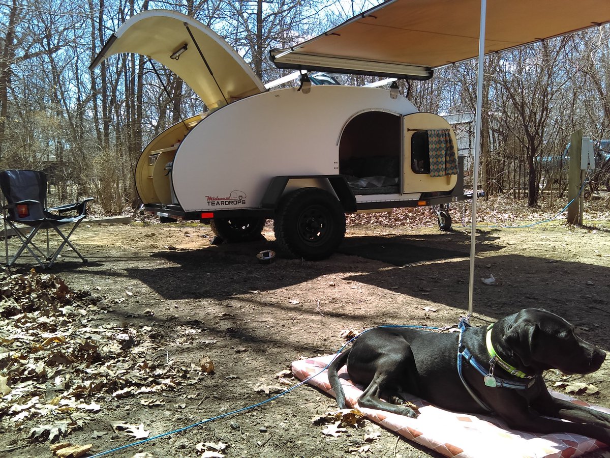 MWTeardrops's tweet photo. Spectacular camping weather, and no mosquitoes, this past weekend at Minneopa S.P.   Thanks to all the folks at @mnstateparks for getting campgrounds ready for spring https://t.co/lOUWyQgfJJ