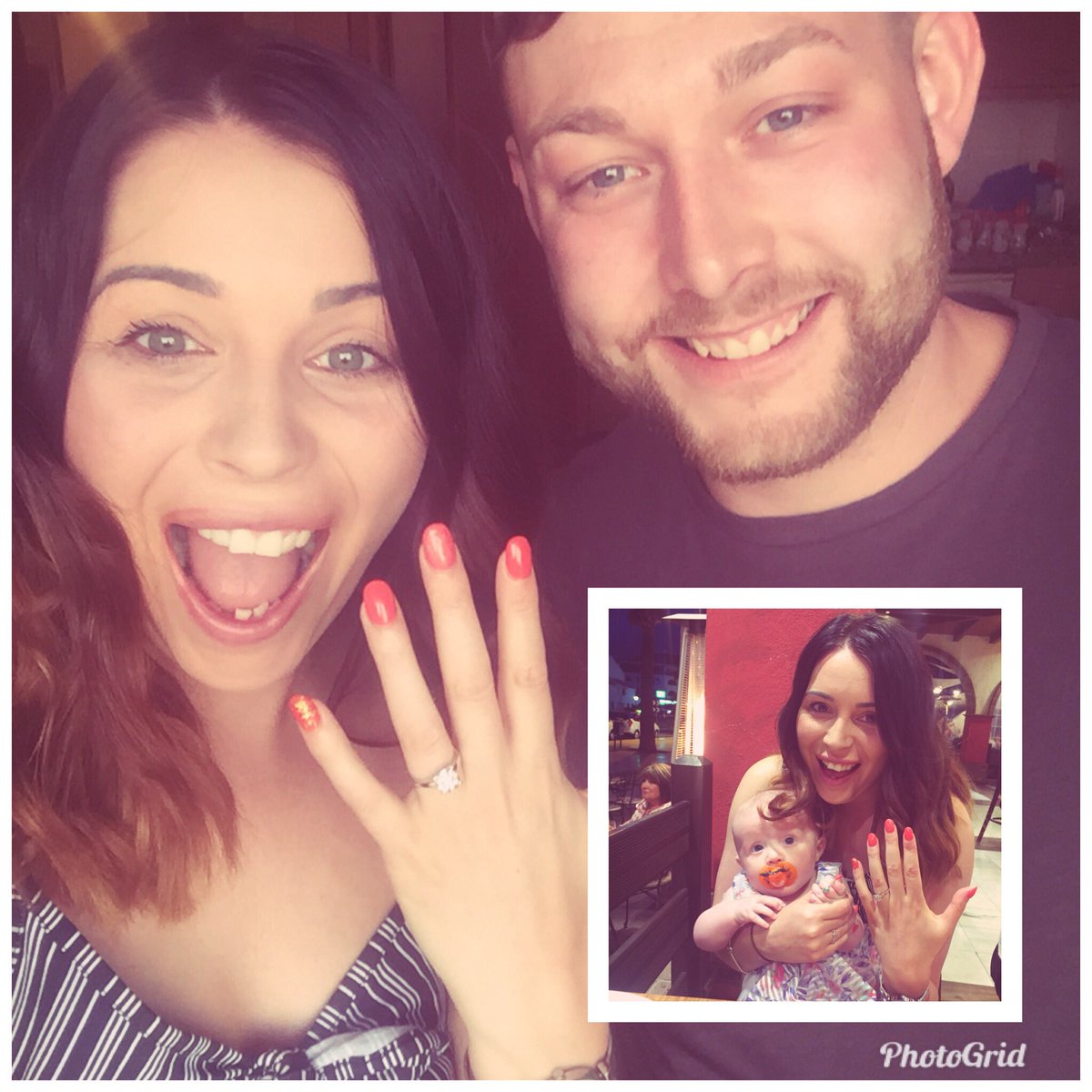 jadehaslam's tweet photo. Still can’t believe he got on one knee ❤️❤️❤️😍😍😍😍❤️ https://t.co/EwrQNT6sRS