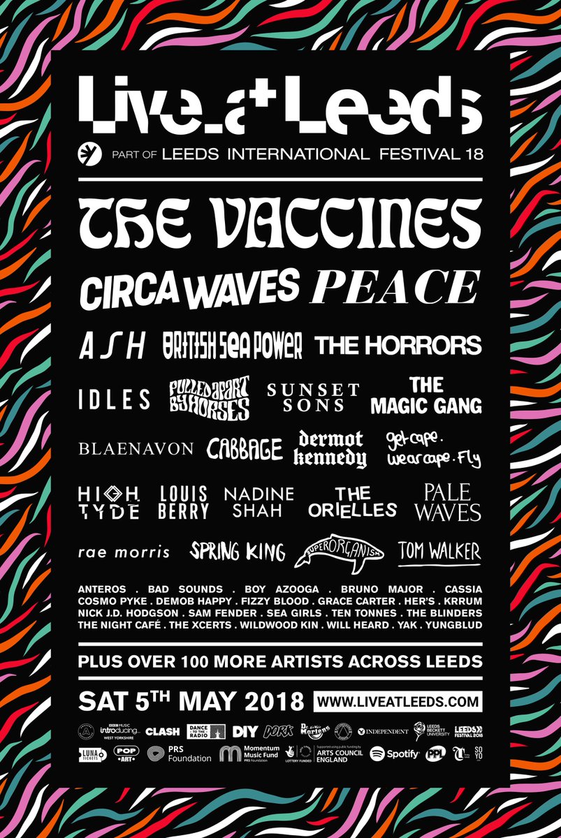 liveatleedsfest's tweet photo. ROLL ON THE WEEKEND! #LAL2018 is nearly here (Part of #LeedsIntFest)
Tickets moving fast, to get yours and explore the lineup visit >>> https://t.co/l0Rhqedh3A https://t.co/vyYSxNKtky