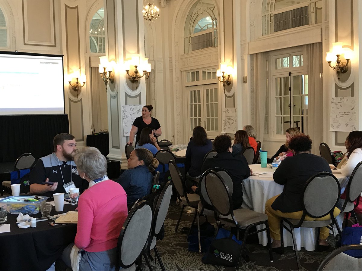 BigIdeasMath's tweet photo. Chalk Talk activity with @sophmurphy23! #BigMathPD2018 #BigIdeasMath #NatGeoLearning https://t.co/AUe8W7lA2R