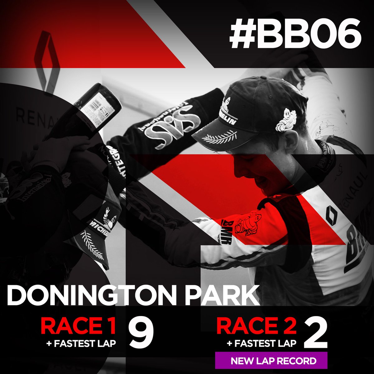 Really happy. Race 1 didn’t go to plan but to come away with P2 in Race 2, with fastest lap in both races &amp; the lap record, more than makes up for it. Becoming youngest ever pole-sitter and youngest ever podium-finisher in <a href="/UKClioCup/">Clio Cup UK</a> history makes it even more special...
