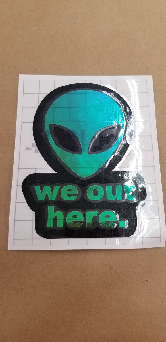 therealjakePO's tweet photo. @TheWoodyShow @alt1049fm co worker made this for me, just cause I say it all the time! #weouthere https://t.co/oWMnhnmktB