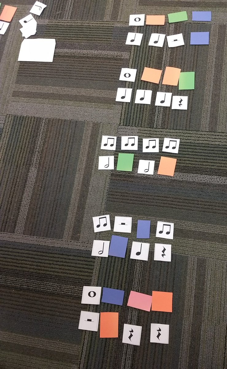 ASBruinsMusic's tweet photo. 2nd grade creates their own rhythms today! #compose #jrsaints @OurHuddle @ASBruinsNation https://t.co/G8MZuALsT3