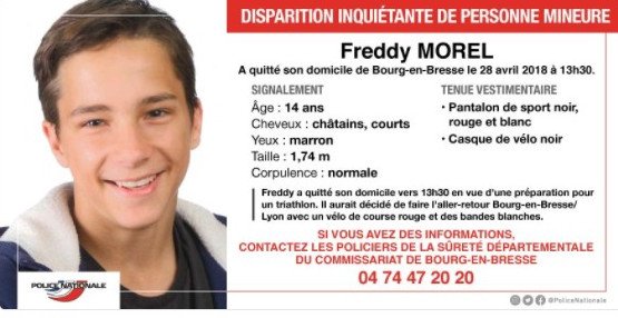 BFMTV's tweet image. La disparition d'un adolescent de 14 ans inquiète dans l'Ain
bfmtv.com/police-justice…