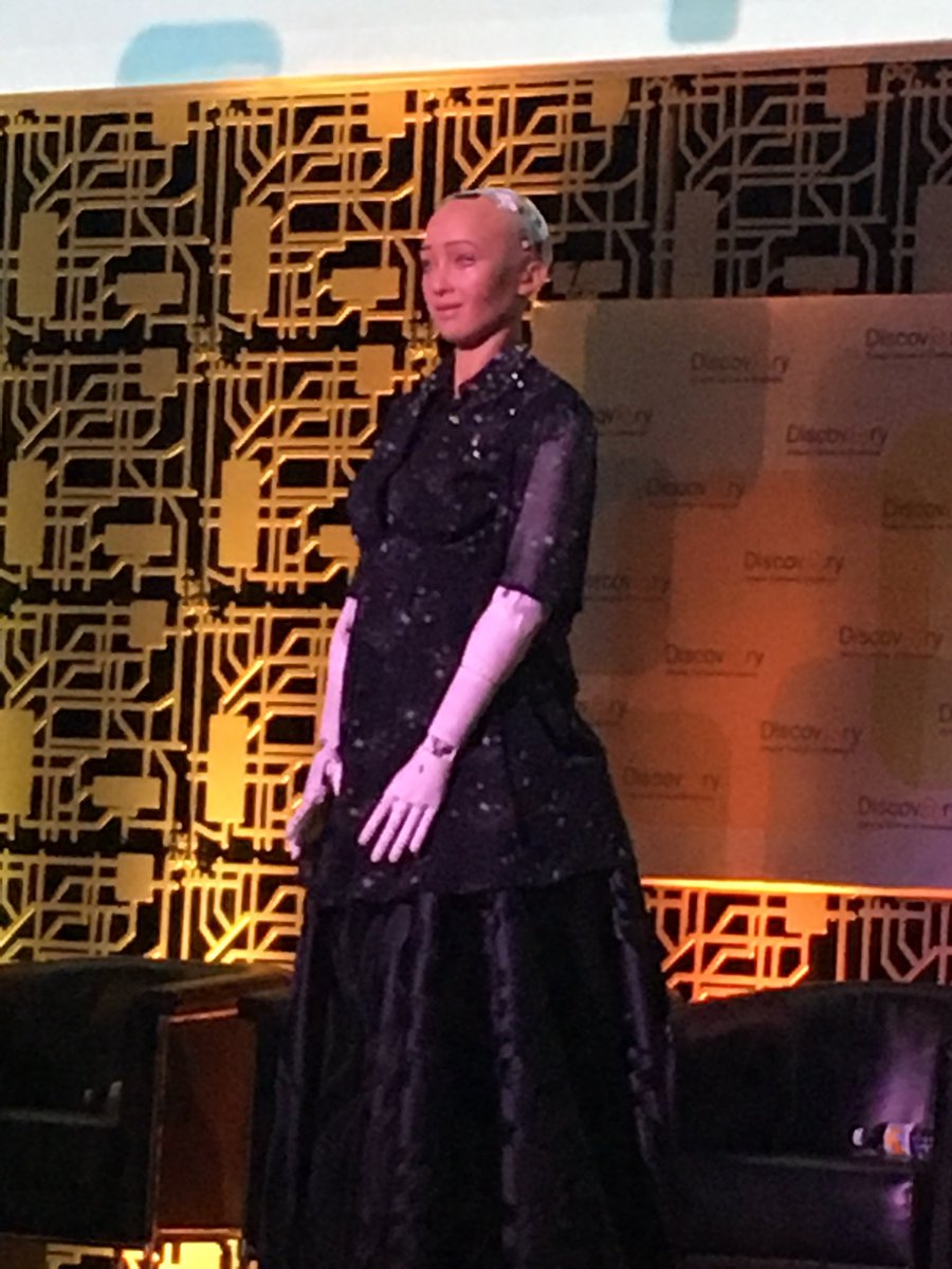 Live interaction with #Sophia from #hansonrobotics to discuss the future of AI. Are we ready?