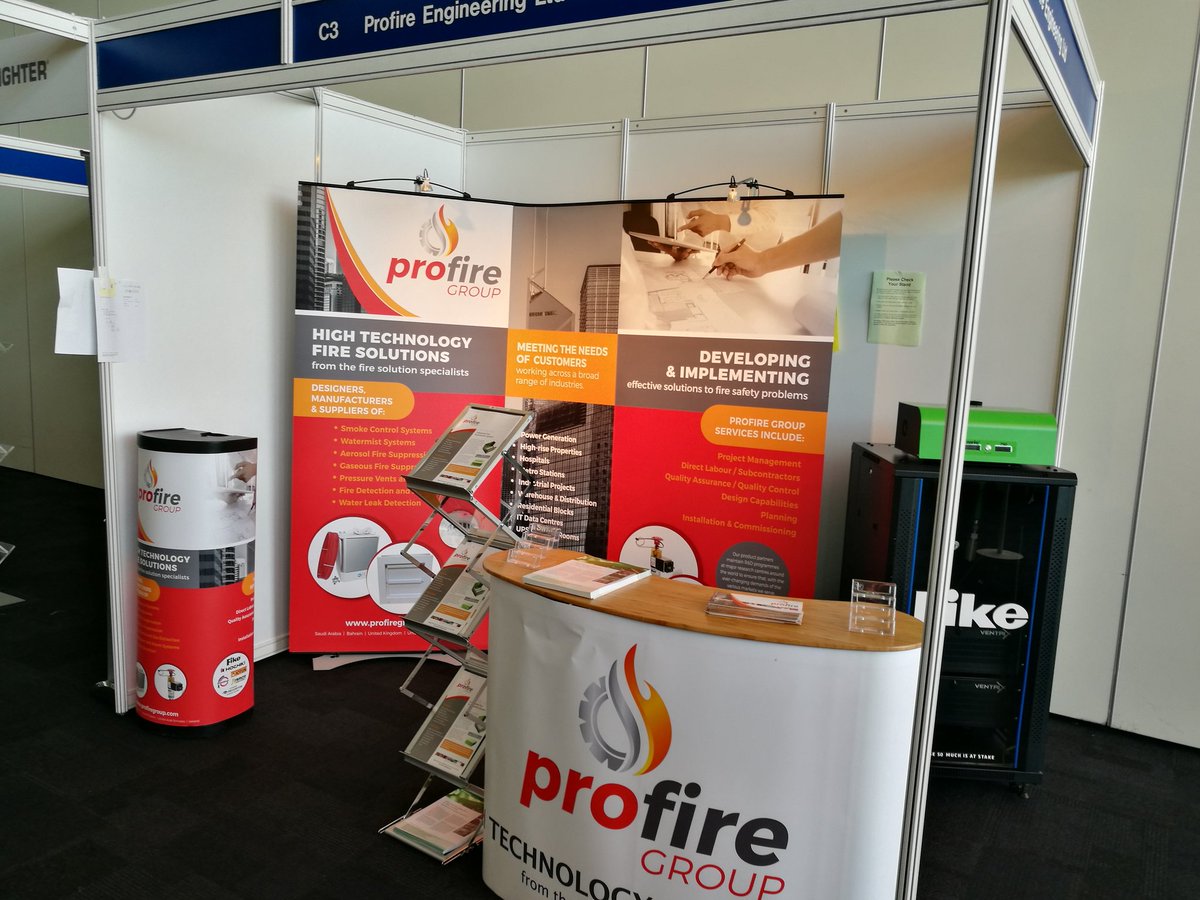 ProfireEng's tweet photo. All set to go at Datacentres North come and say hi if you are attending @RLETechnologies @fireprouk @PUCK_fire @pressure_test @SEControls @Securiton_CH https://t.co/VC5CfDKgZJ