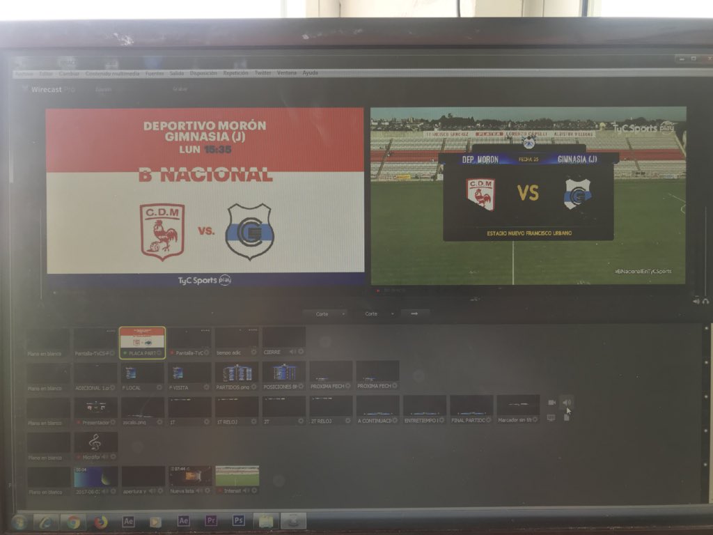 4taparedOk's tweet photo. #BNacionalEnTyCSports
@depmoronoficial - @GimnasiadeJujuy

🎤 @EmilianoSimon
🎤 @EzeGandiaga
🎥 @MatiasOliveraok
🎬 @PabloDanGarcia

https://t.co/21dBAsvcaS https://t.co/aZjtdeD9uG