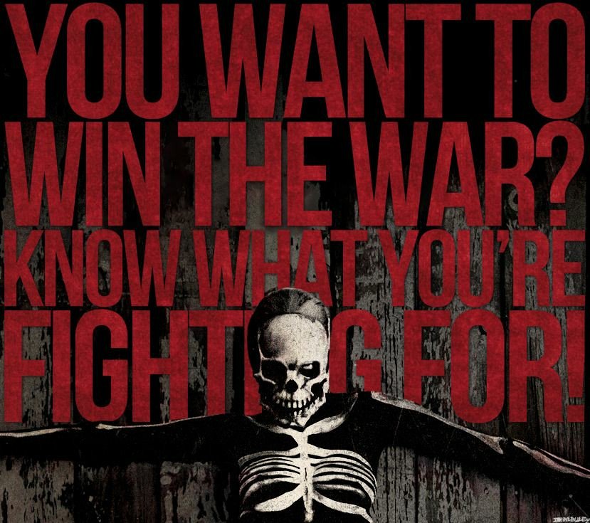 LillyLotus88's tweet photo. IF U WANNA WIN THE WAR
 
YOU GOTTA KNOW WHAT YOU'RE FIGHTING FOR. https://t.co/qvWonYAHVq
