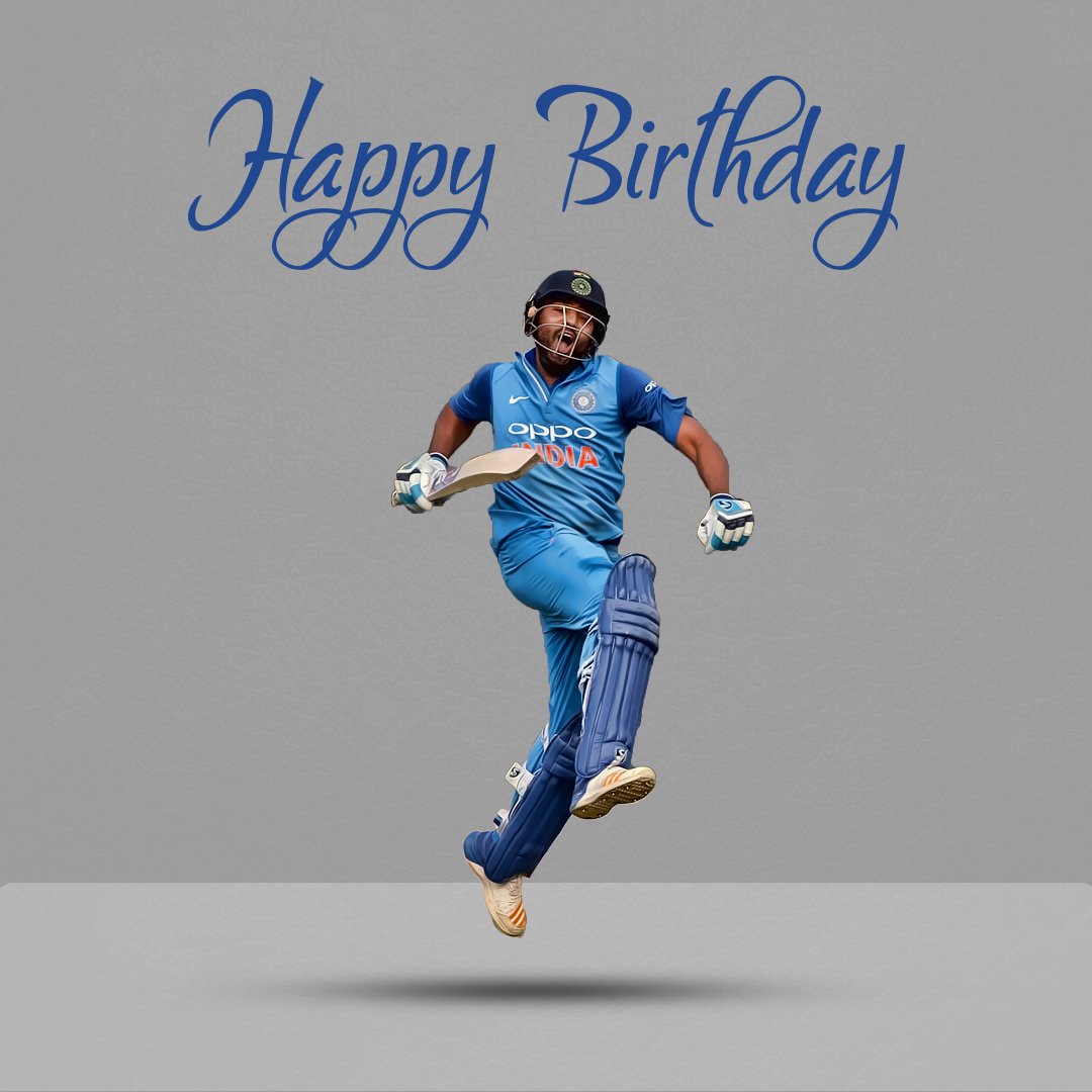 Happy birthday  rohit sharma 