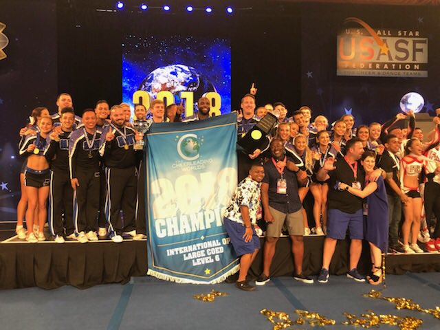 World Champions 2018 🥇
CHEER ATHLETICS CLAW 6 
#CheerWorlds2018 🌎