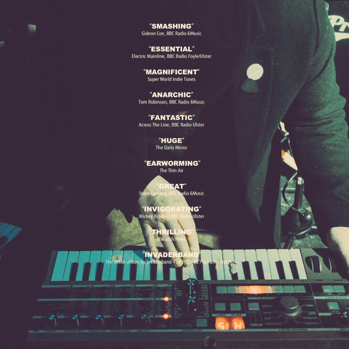 _adamleonard's tweet photo. We're playing at @Cqaf next week (Fri 11th). Come, come, come! #invaderband https://t.co/vivxZ1SRsZ