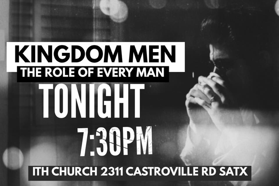 PastorRichard5's tweet photo. KINGDOM MEN TONIGHT!!
Come learn what the Bible says about the role of every man! Real talk for real men! #equippingmen #menwithintegrity #kingdommen #ithchurch
*18 years and older
Share | Tag | Invite https://t.co/Ktvi7zOsc3