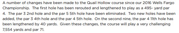 BmessDFS's tweet photo. For those on #TeamCourseHistory be careful about using pre-2016 info. Some drastic changes were made. https://t.co/2GVLsSXGEy
