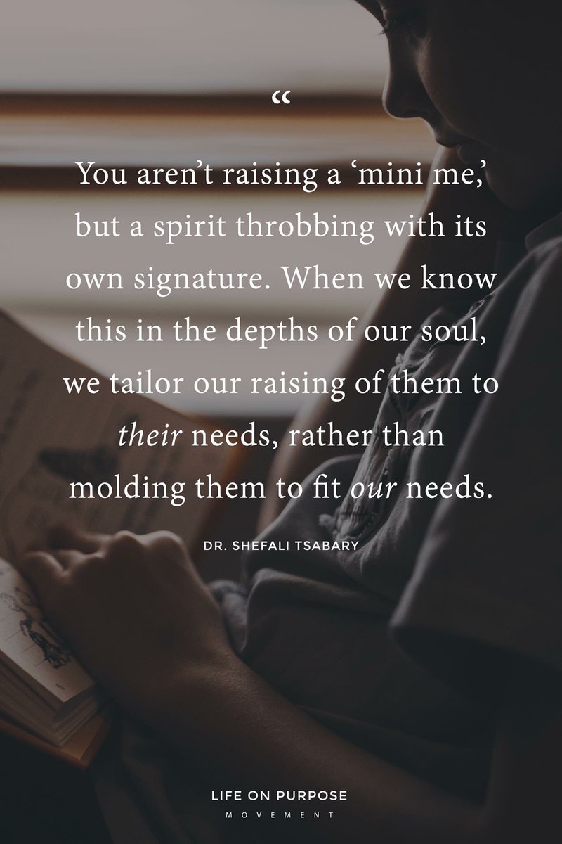 This caught me unawares this week and gave me a great reminder. Applies to therapy too, not only parenting. What will unfold will unfold when it is read. We each have our own map. Having someone alongside is great company for the journey.