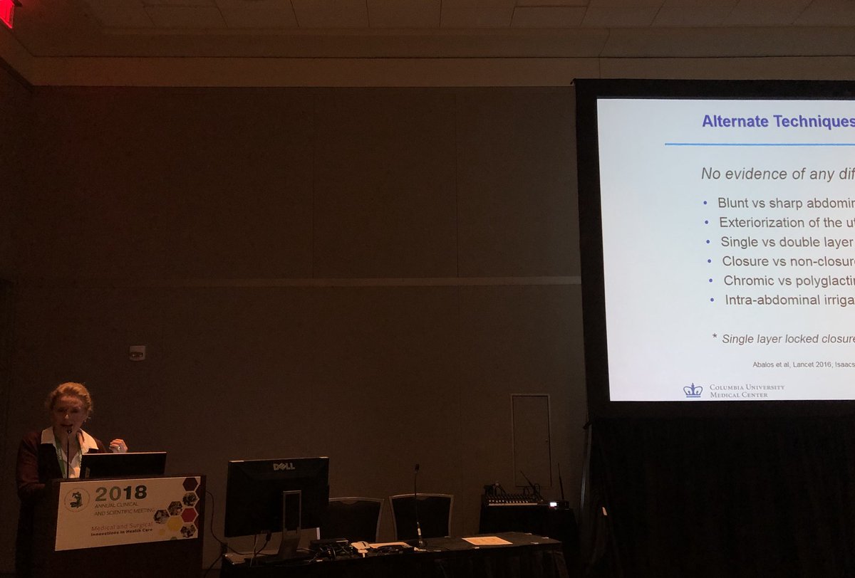 ColumbiaOBGYN's tweet photo. Our #MFM Chief @DrLynnSimpson shares some Clinical Pearls for the #LaborRoom at #ACOG18 https://t.co/zeZd7KaqZv