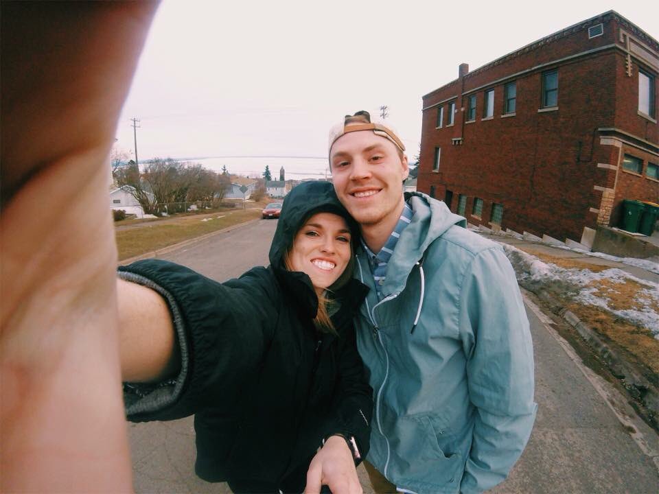 USFCougarsMBB's tweet photo. A huge congrats to @zachwes12 and his now fiancée Kami on their engagement yesterday! We are so happy for you two!! #CooPride #BothFeetIn 😈 https://t.co/cDxxbcAgE1