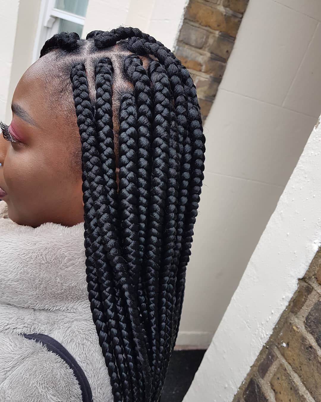Big long box sale braids
