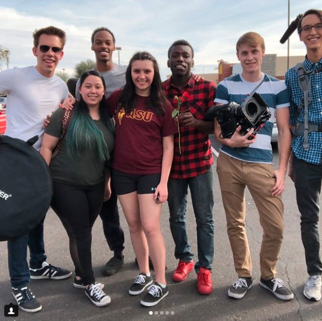 AZFilmOffice's tweet photo. This week’s featured #FilmedInAZ production is “Joe Goes to the Store,” a short film recently produced in Phoenix by @asufilmmakers. We love seeing the great work coming out of our local film programs. #GoFilmAZ #AmericasBacklot @KeeganLuther https://t.co/DOA2YIDLso