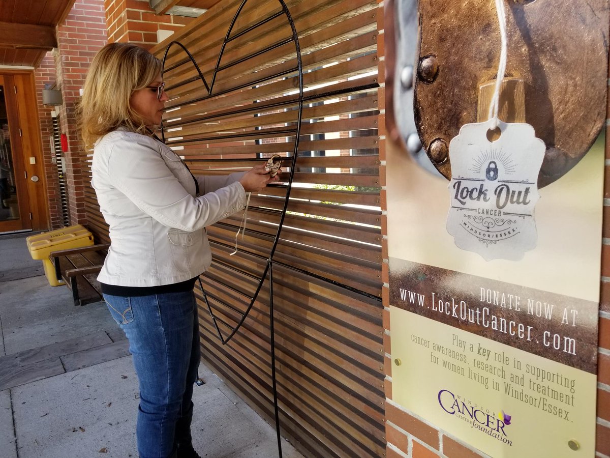 WindsorCCF's tweet photo. Lock Out Cancer Locks available for $55 on-line at https://t.co/xZiInoF7HH.
On Sunday June 3rd, we'll LOCK OUT CANCER by placing the locks on the Healing Garden Hearts! #lockoutcancer https://t.co/Bo5IUFvaw0