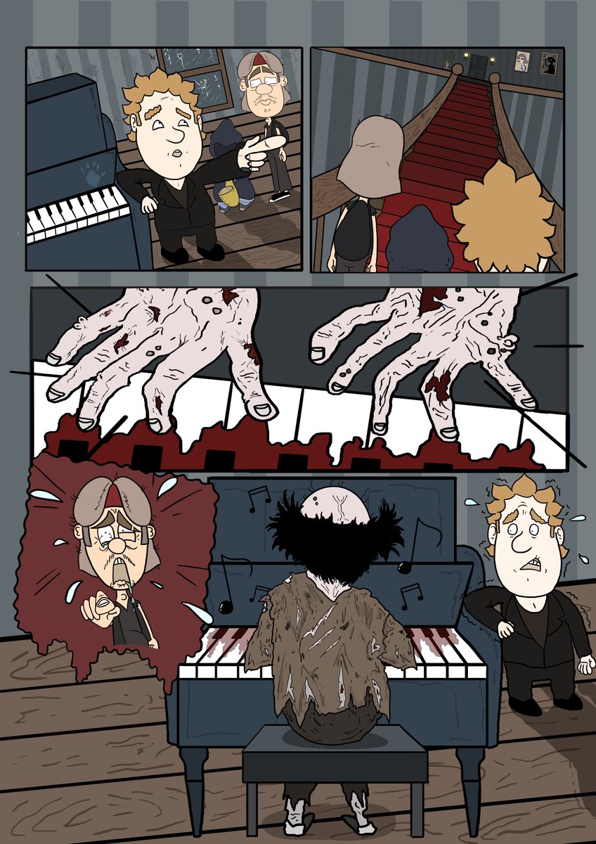 artisticalex2's tweet photo. @OccultatumComix I am the music man available soon at ComicCon! pages finished, now adding speech #mcmlondon      #comicart https://t.co/d5g80wz3ah