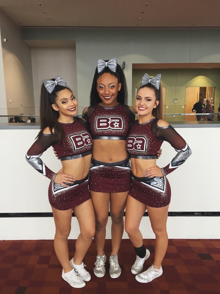 hvaughn33's tweet photo. ✌🏽months ago SMOKE debuted their new @RebelAthletic uniforms and in ✌🏽hours they will be on the mat in the FINALS of @cheerworlds018 #IOSC5 at 4:25! @Iocbrandon #SIBITH💨 https://t.co/VEakxVujoe