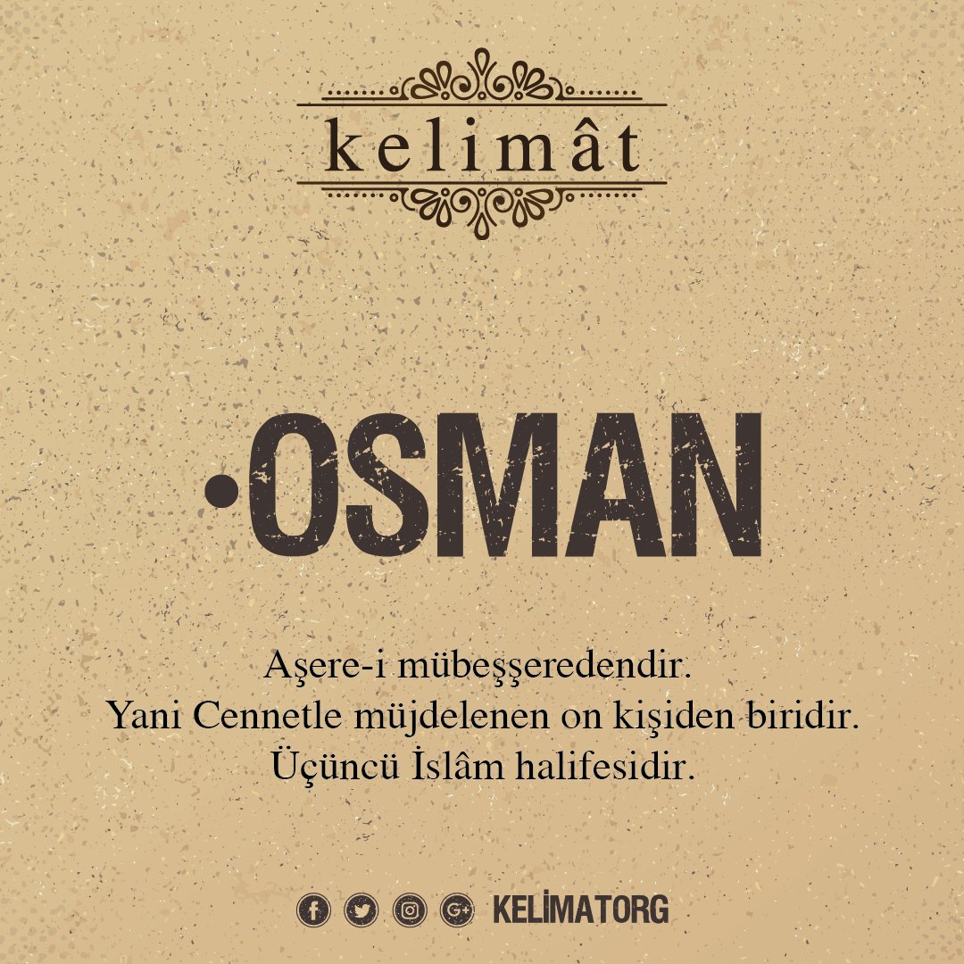 kelimatorg's tweet photo. Osman! Güzel isim... https://t.co/Otf3Rz1vB4 #osman https://t.co/ue4SLSoDrG
