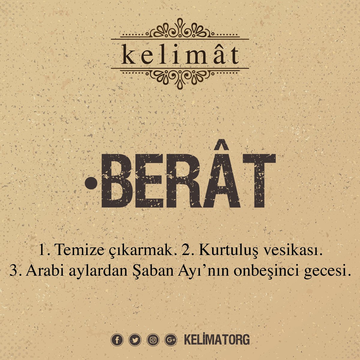 kelimatorg's tweet photo. Berât Kandiliniz Mübarek Olsun… Berât ne demek? https://t.co/2SLTvckMwT #berat #BeratKandili #hayırlıkandiller https://t.co/cenYhSTVd2