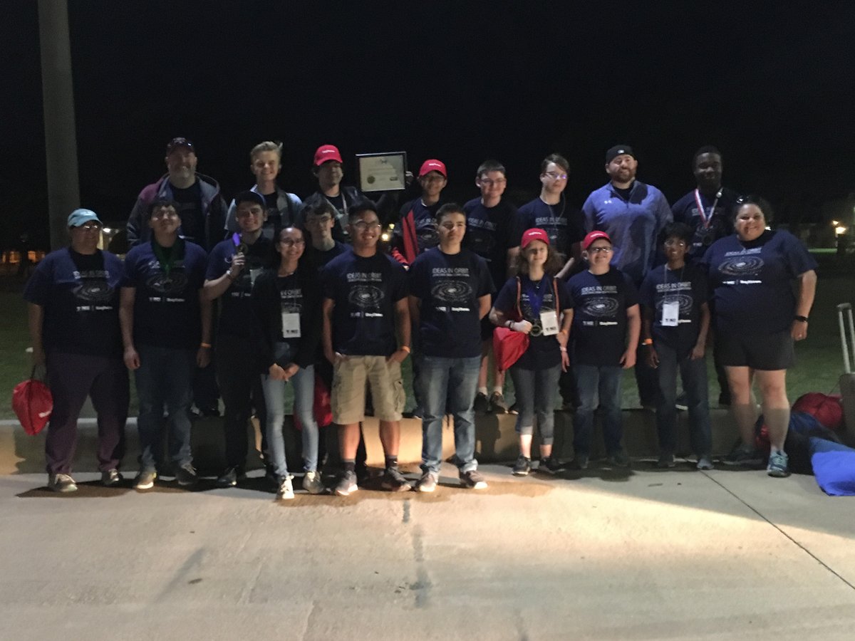 ROBODAVISWFISD's tweet photo. The Wichita Falls Chapter of @TAMESTEM had a long journey home Saturday night but the journey was worth it. @amb_houck @ggallenberger @jspurgers #iamwfisd #wfisdengineering https://t.co/S4UlFu3Ofk