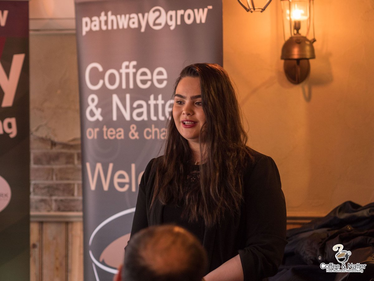 Pathway2Grow's tweet photo. #Pathway2Grow @rhiannonsian15 from @pathwaygroup at #CoffeeandNatter #BusinessNetworking in #Birmingham City Centre at @TheCanalHouseUK - LINK TO MAY'S EVENT: https://t.co/fq8Orq4hLg - Photo: @Social_Frames #Networking #Apprenticeships #Training #Aprrentice https://t.co/Yt2iflXYQc