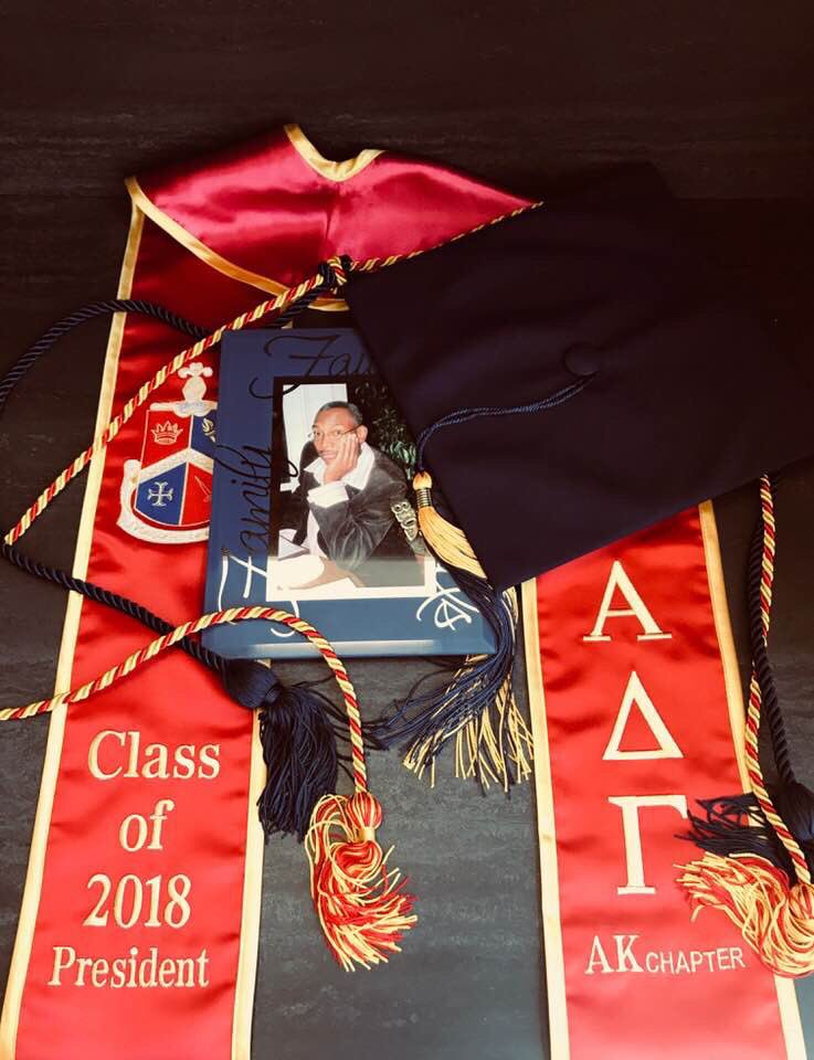 AlphaDeltaGamma's tweet photo. Spotlight on one of the Founding fathers of Alpha Kappa chapter @_supreme_96 Josiah Johnson aka Brother Fresh Prince!! Graduating this weekend!! https://t.co/BbYpthbuDM