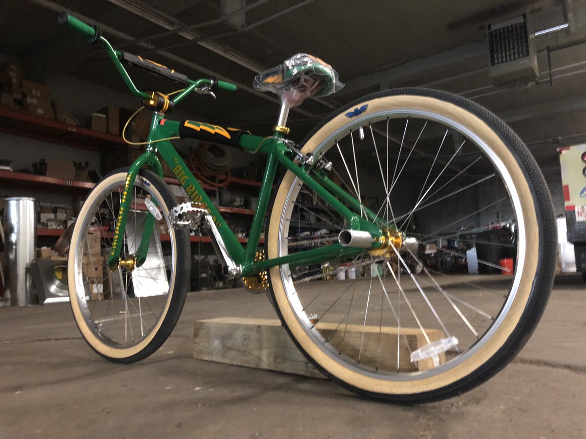 S.E. Bikes has released limited editions of some of their most popular  bikes, and Ashmont Cycles has them in-stock.  Pictured here is the Big  Ripper in special edition colors.  Come and take a look!