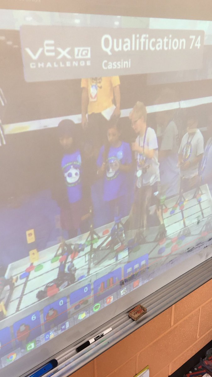 MrsRothTCS's tweet photo. Loved watching our very own compete at #VEXWorlds @lmesrobotics #LMESQUAD #girlpower #VEXWorlds2018 #VEXIQ @MrPenn31 @LyonsMill https://t.co/ClwyXTy6m5