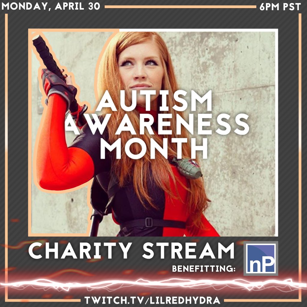 nPforAutism's tweet photo. 💥 We are so excited to have @lilredhydra helping to support our crew with #Autism!📍 
🗓️ TODAY
⏰ Starting at 8pm CST
Come out and support one of our favorite twitch personalities! 
https://t.co/JYcPBsW99N #AutismAwarenessMonth #TeamEmmmmsie #SupportAllStreamers #Sheissocool! https://t.co/acROVINGgZ
