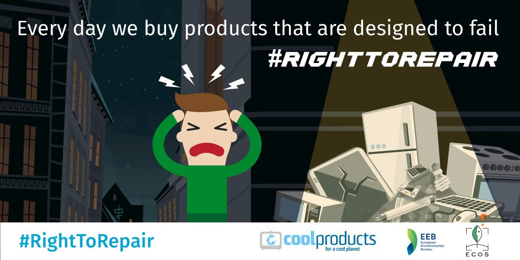 RestartProject's tweet photo. Europe is our best chance at better products. Let's tell Europe we want repairable appliances, screens and computers -> https://t.co/HC18HXWNZz #RighttoRepair h/t @CoolproductsEU https://t.co/1bboOYVk1e