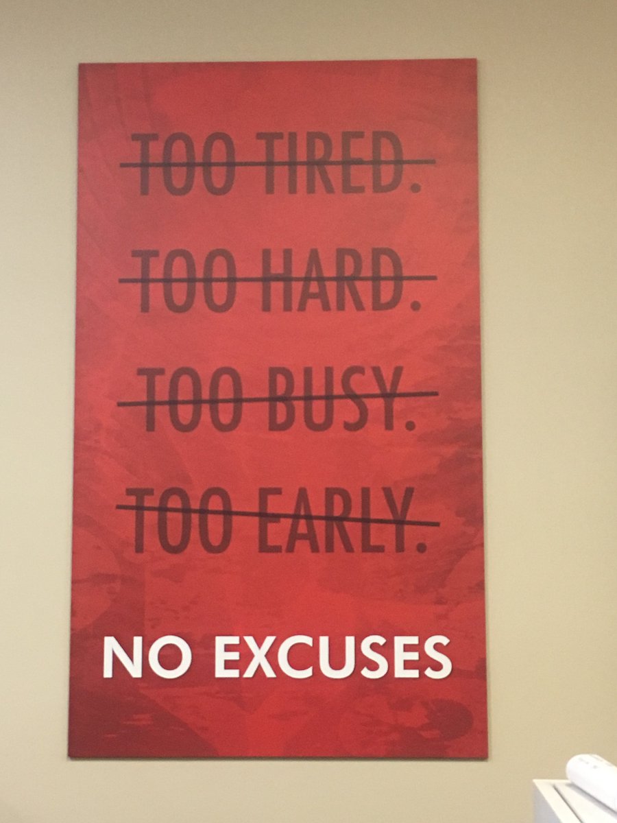 RedSmithGS's tweet photo. It’s a new week and that means new opportunities and a fresh start to work harder, no excuses!

#motivation 
#mondaymotivation https://t.co/wK7bzYD88V