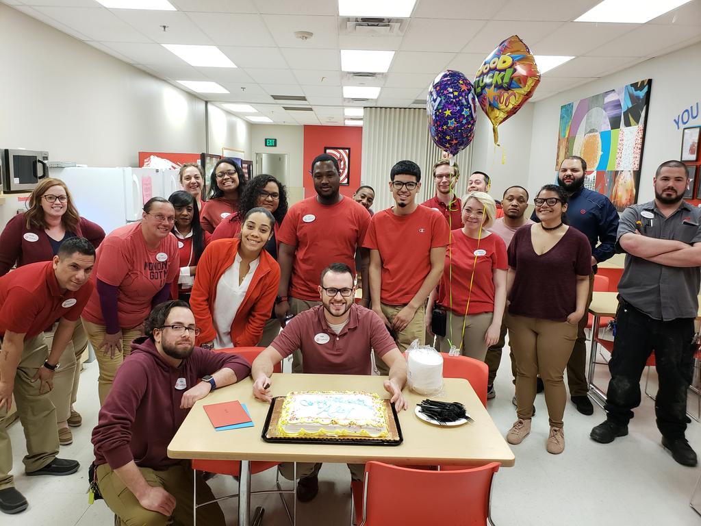 Good Luck Alex!! Sr.TL Alex, you've been a huge value to the team over the years and we're so happy for you and your move to California! We will miss you! #T2418 #OneTeam