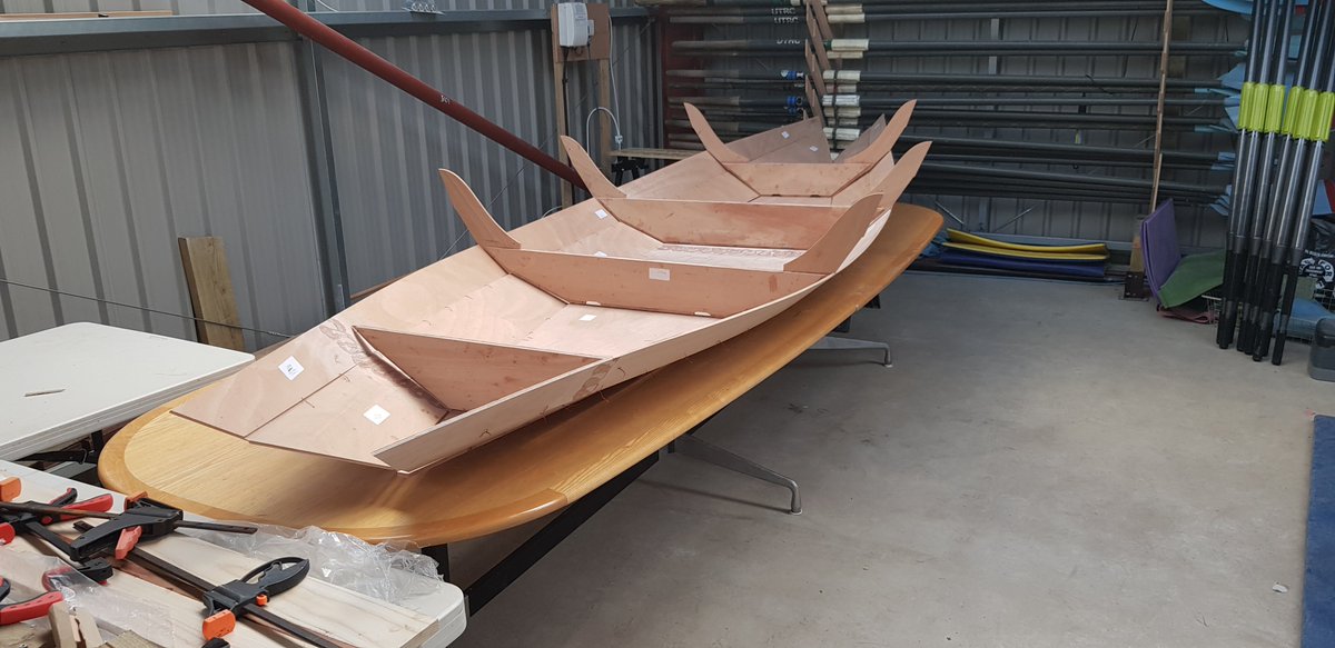 gatesheadcrc's tweet photo. @CFTyneWearNland @NorthernRowing its starting to look like a boat. https://t.co/9gPXvGw6WO