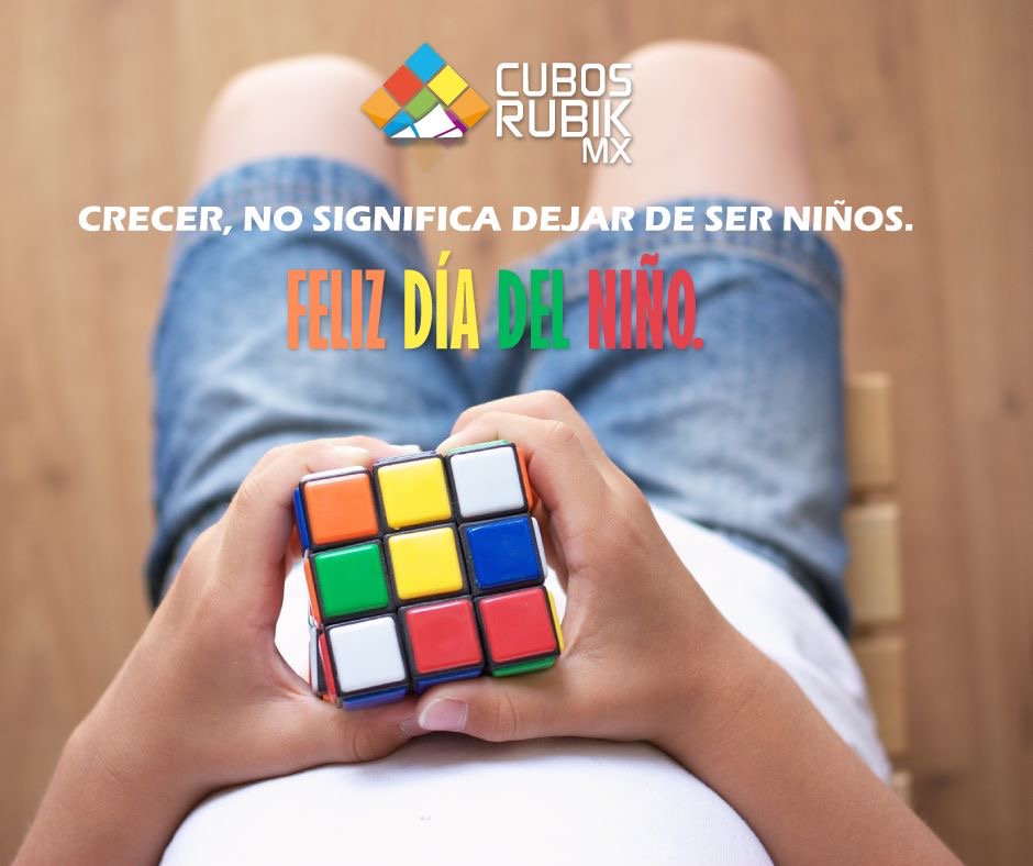 CubosRubikMX's tweet photo. Cuando sea mayor, quiero ser un niño.
¡Feliz día del niño!

#CuboRubik #CubosRubikMX https://t.co/NKo7OvgfA9