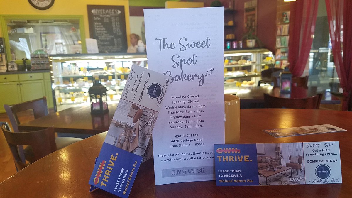 TheBrookOnJanes's tweet photo. We had a great time partnering with The Sweet Spot Bakery for a Pay It Forward Event last week. #payitforward #thesweetspot #brookonjanes https://t.co/HFAfofaT0v